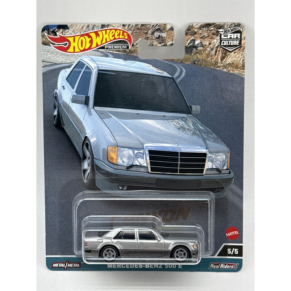 Hot Mercedes Benz Wheels Premium 500 Diecast Car 1:64 Silver Metal